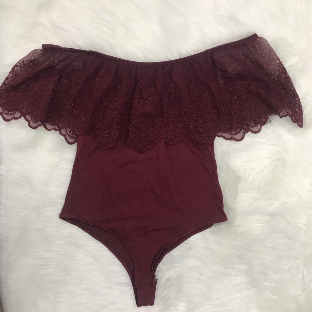 Off Shoulder Body Suit, Sz S